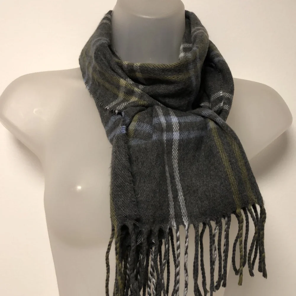 Cejon Super Soft Italian Scarf Plaid Made in Italy 100% acrylic
